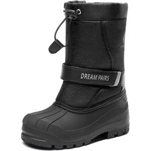 DREAM PAIRS Boys & Girls Mid Calf Waterproof Winter Snow Boots, BIG KIDS -Size 6